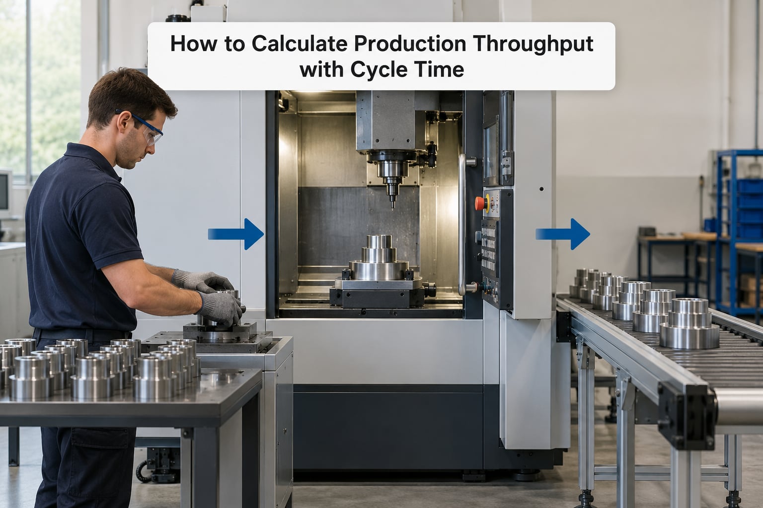 How to Calculate Production Throughput with Cycle Time