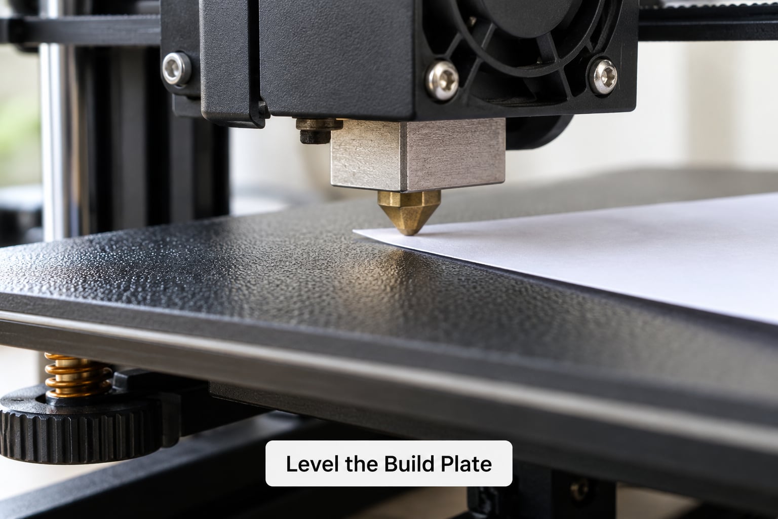 Level the Build Plate