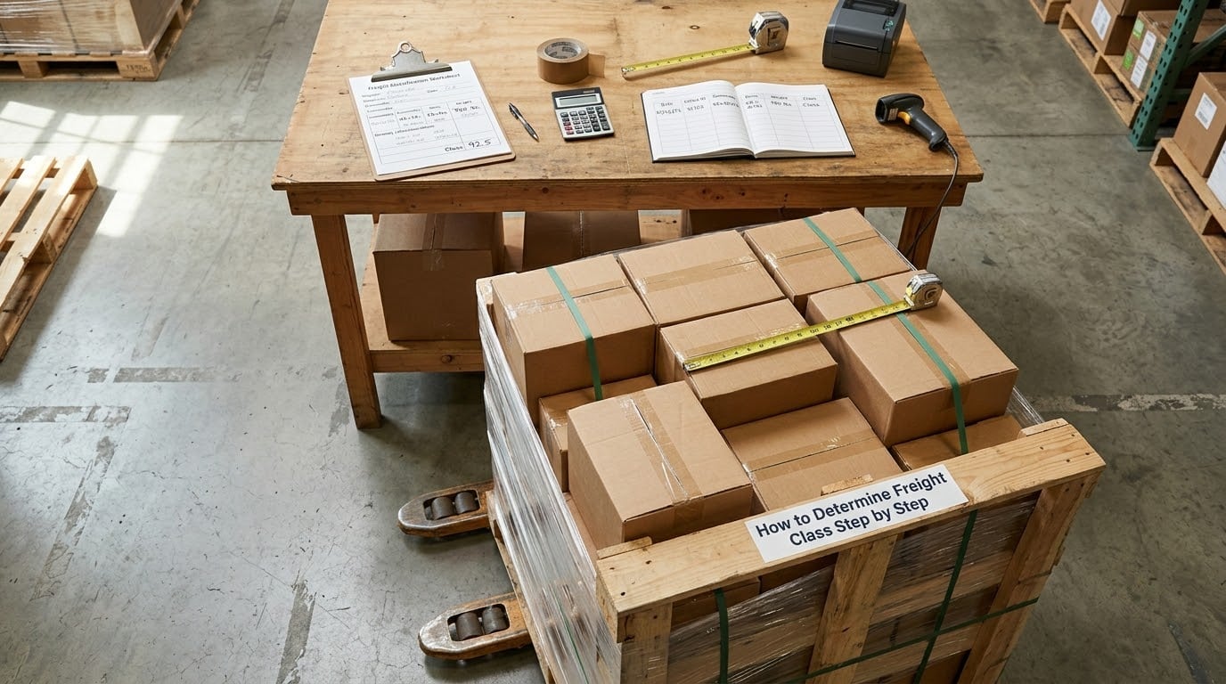 How to Determine Freight Class Step by Step
