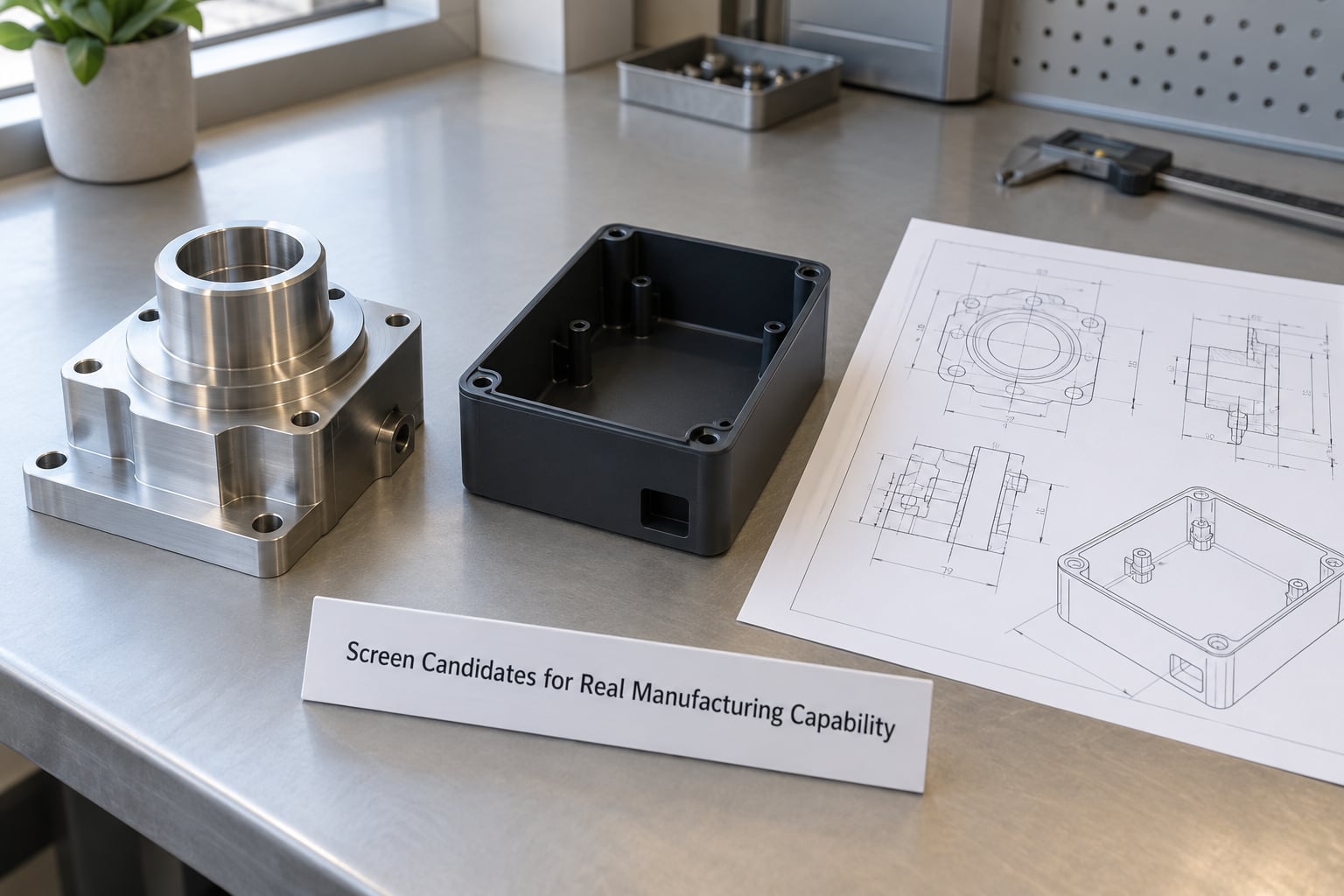 Screen Candidates for Real Manufacturing Capability