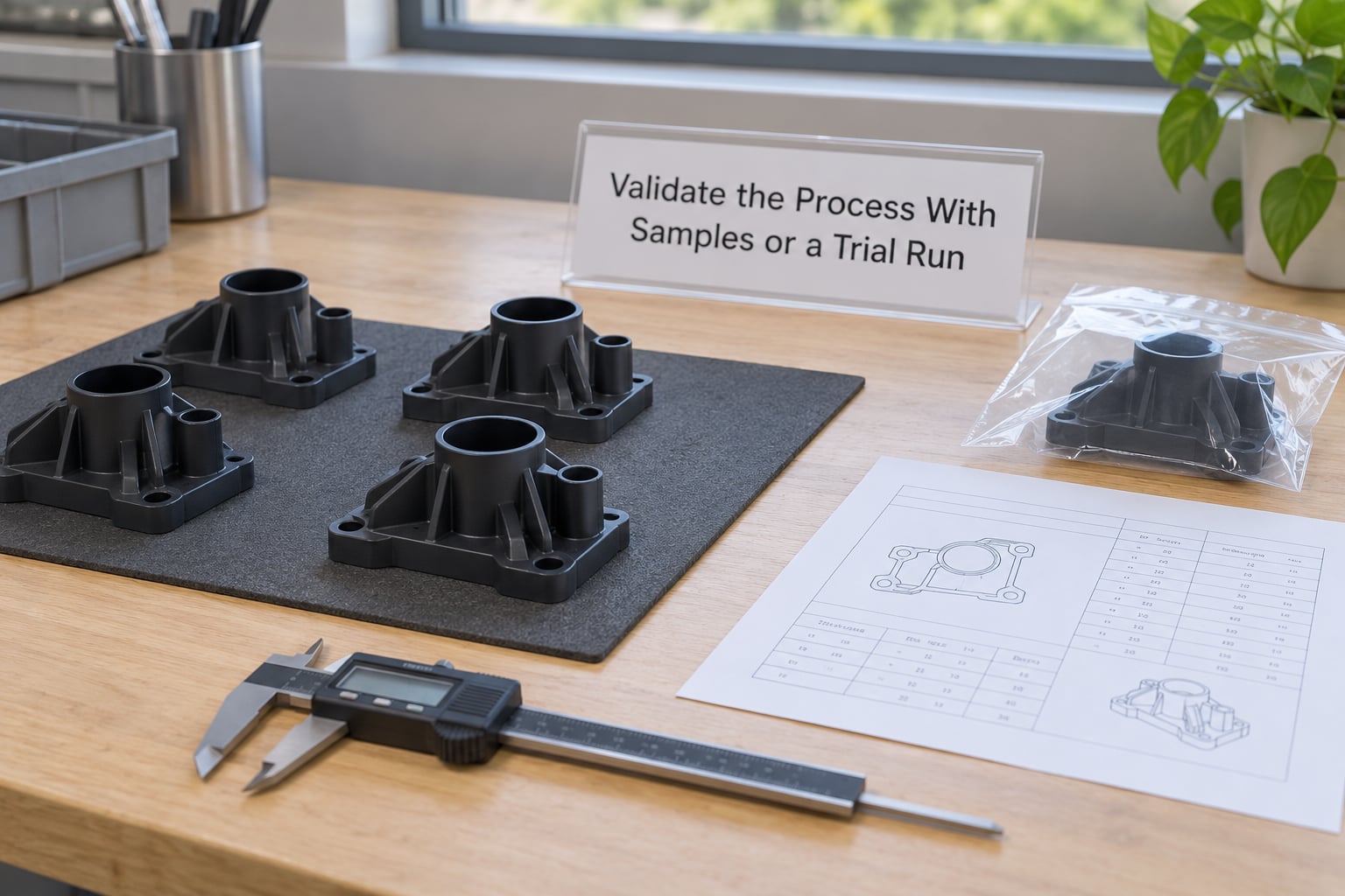 Validate the Process With Samples or a Trial Run
