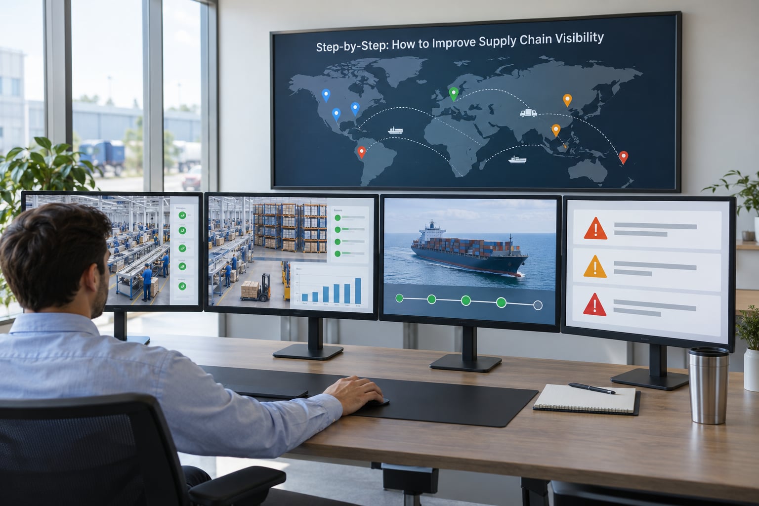 Step-by-Step: How to Improve Supply Chain Visibility