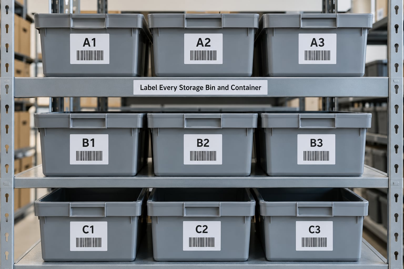 Label Every Storage Bin and Container