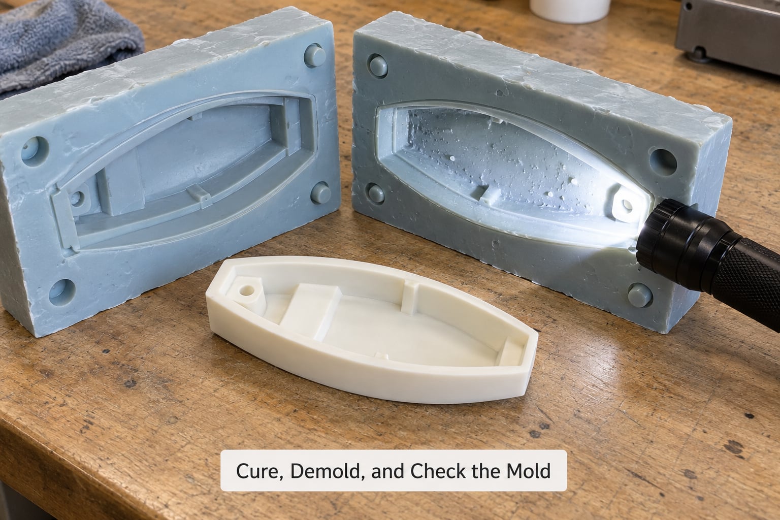 Cure, Demold, and Check the Mold