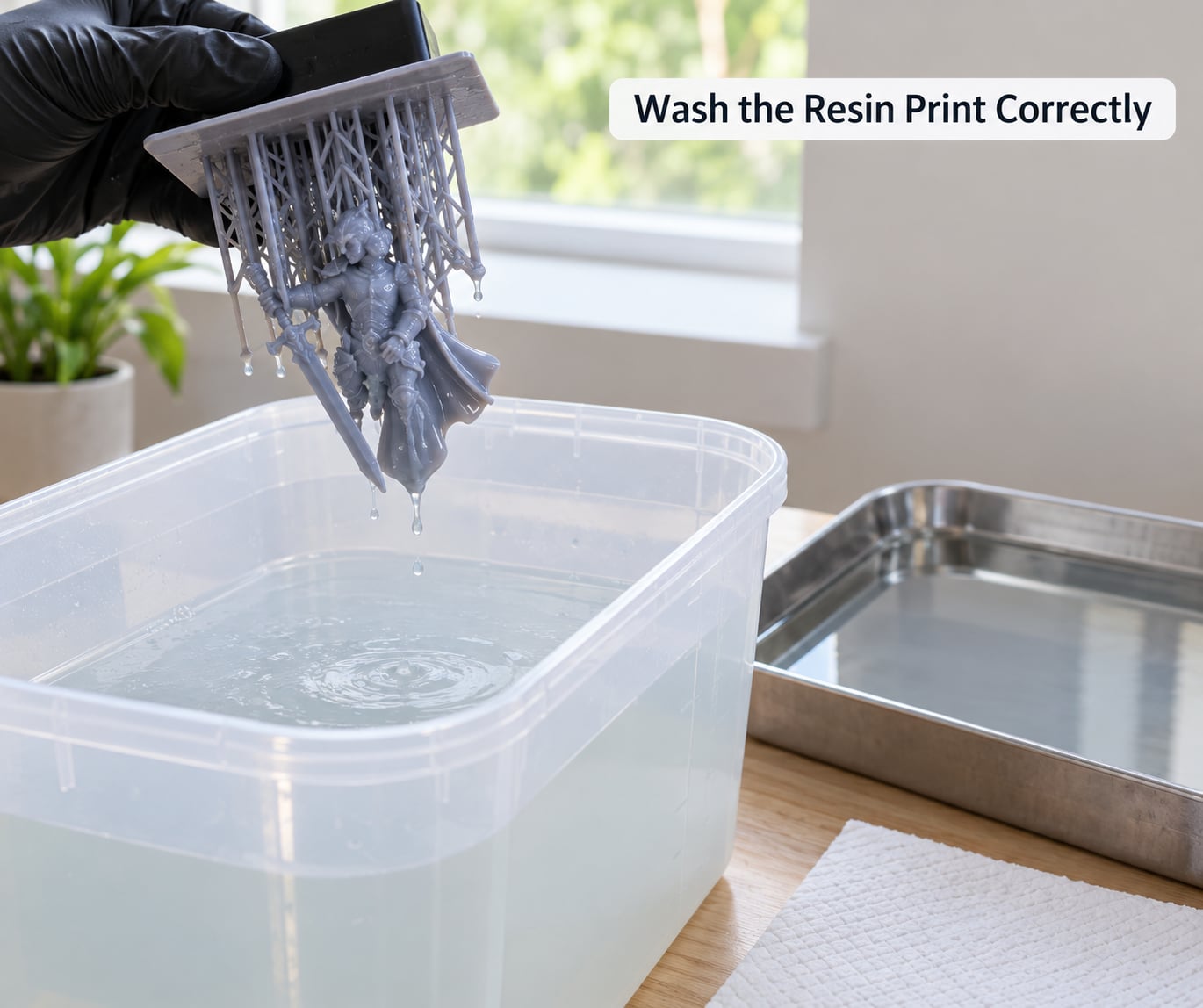 Wash the Resin Print Correctly