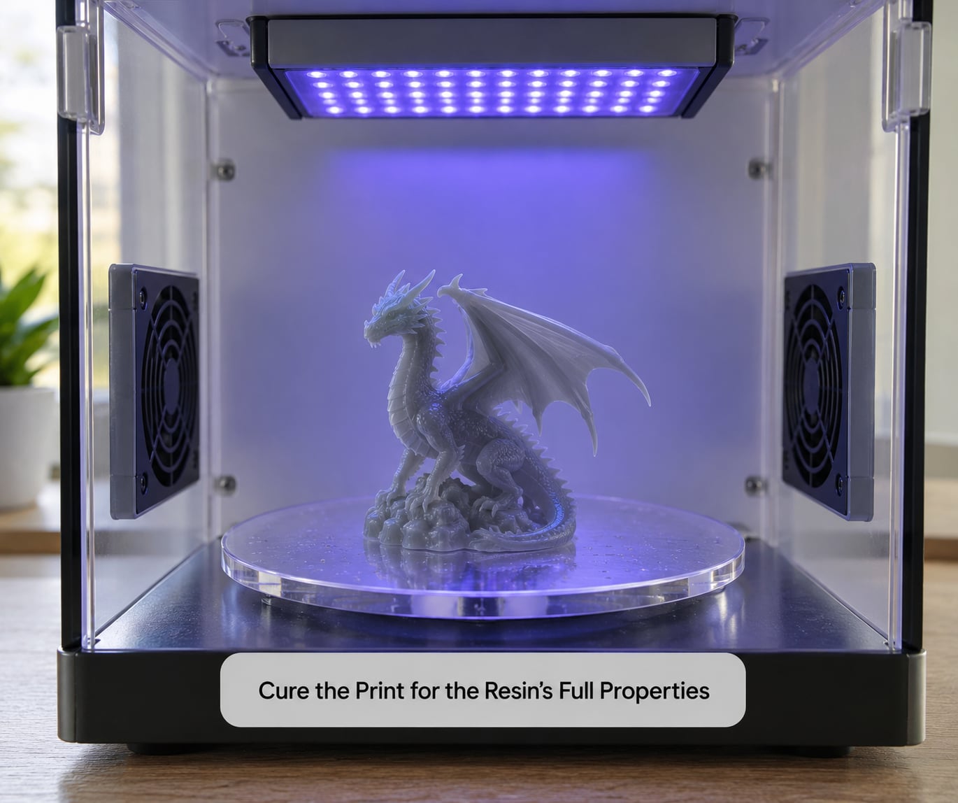 Cure the Print for the Resin’s Full Properties