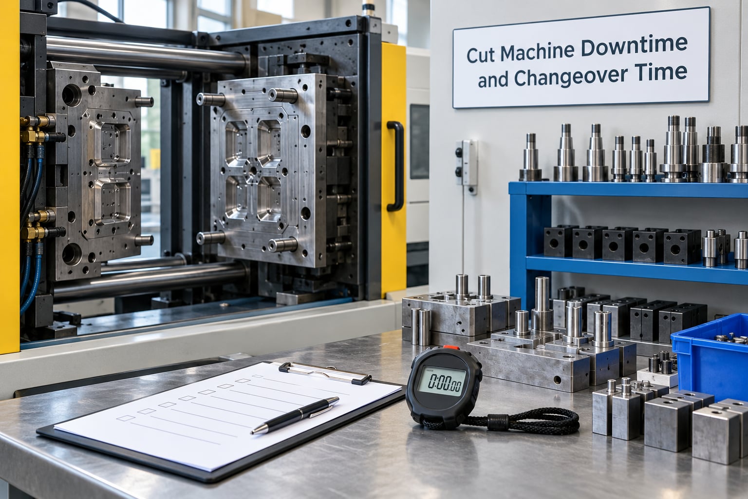 Cut Machine Downtime and Changeover Time
