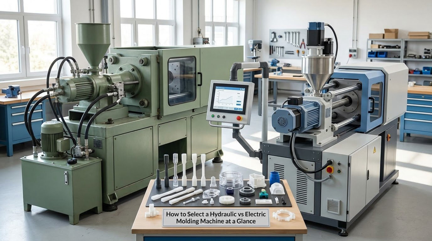 How to Select a Hydraulic vs Electric Molding Machine at a Glance
