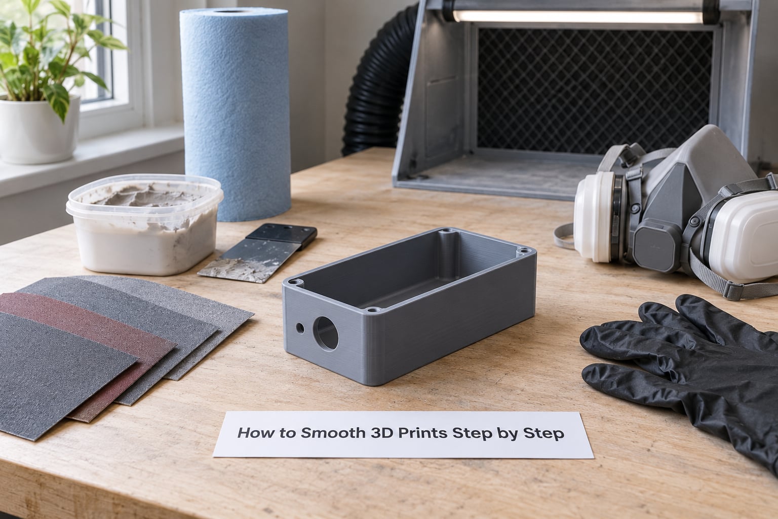 How to Smooth 3D Prints Step by Step