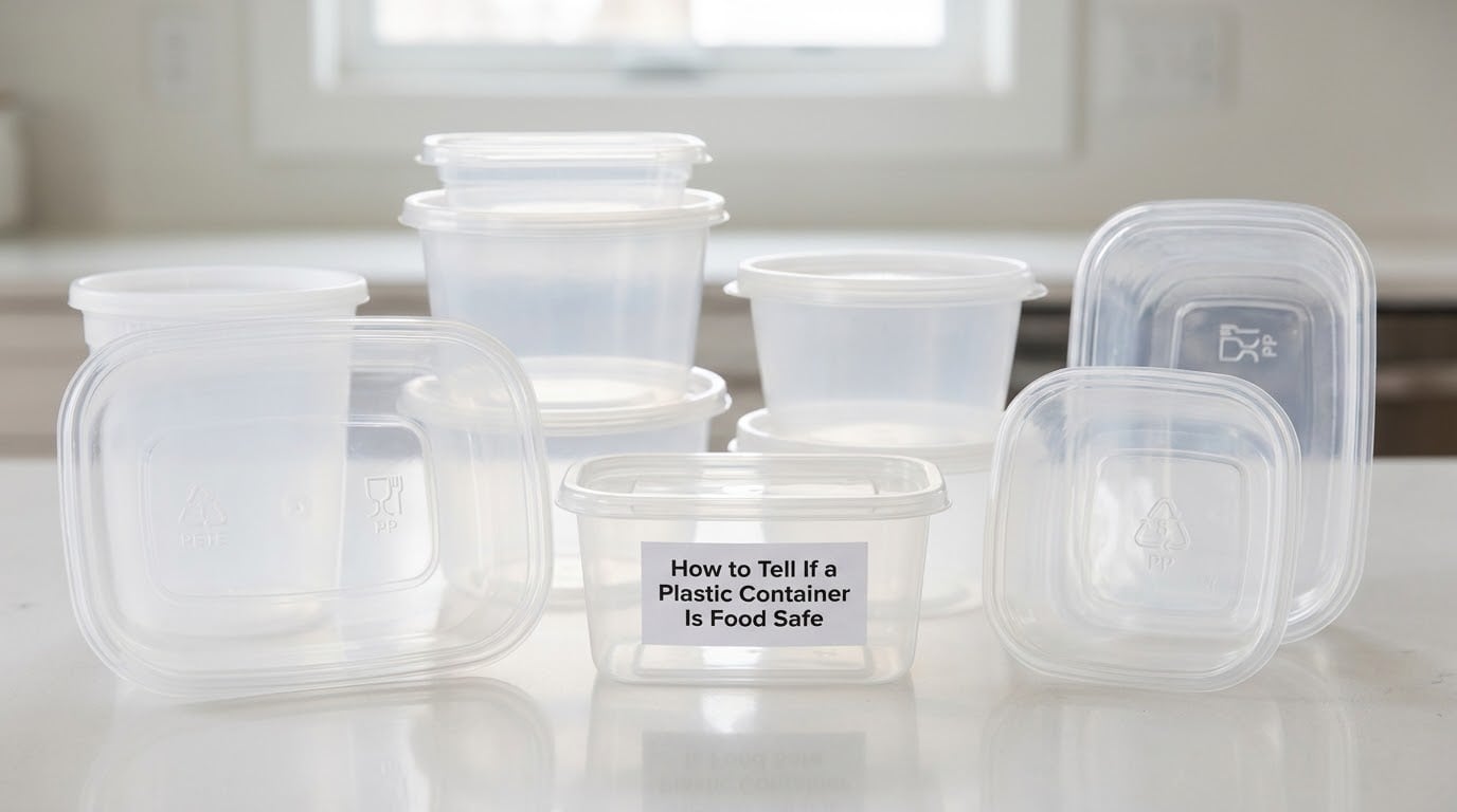 How to Tell If a Plastic Container Is Food Safe