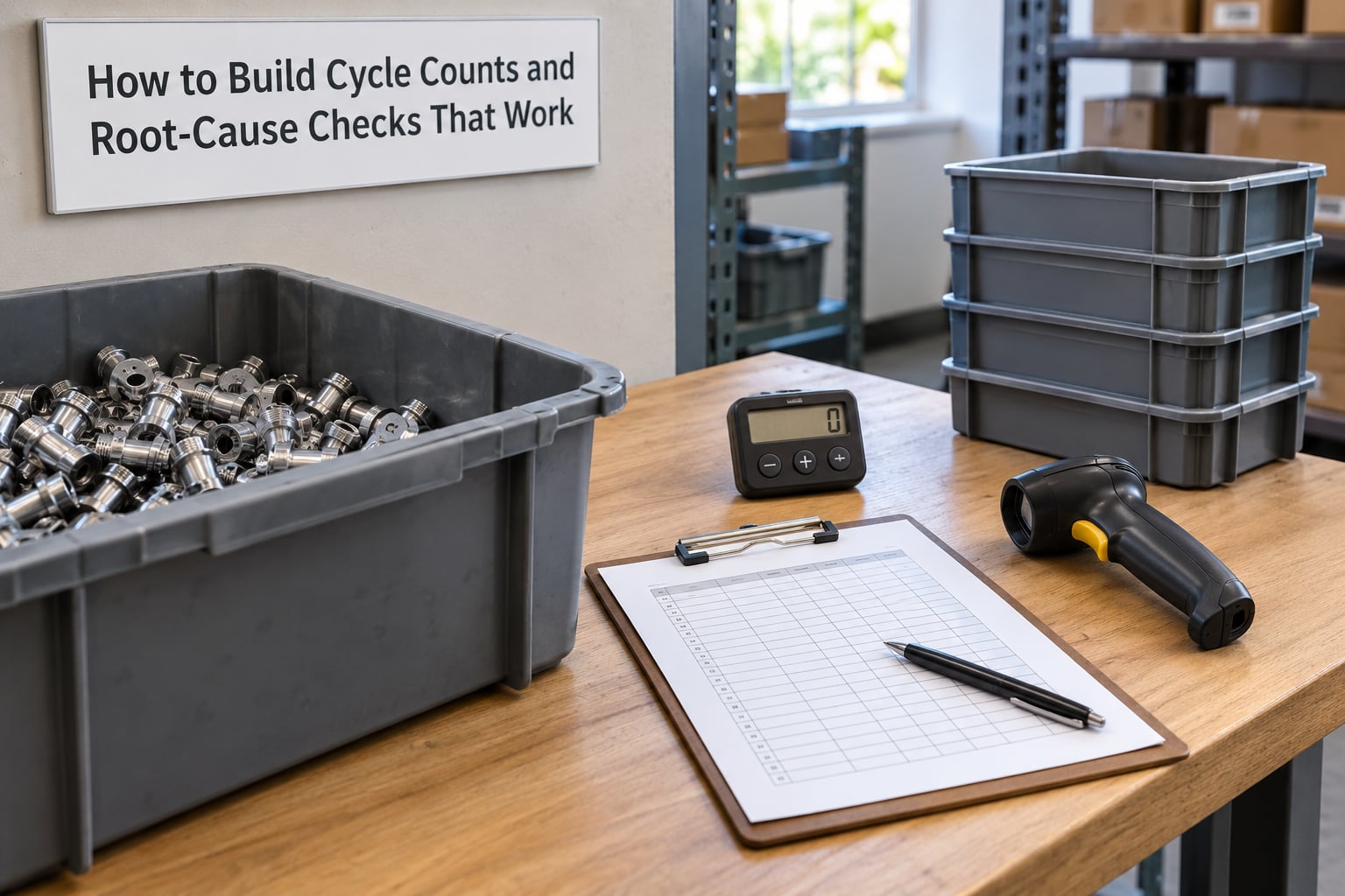 How to Build Cycle Counts and Root-Cause Checks That Work