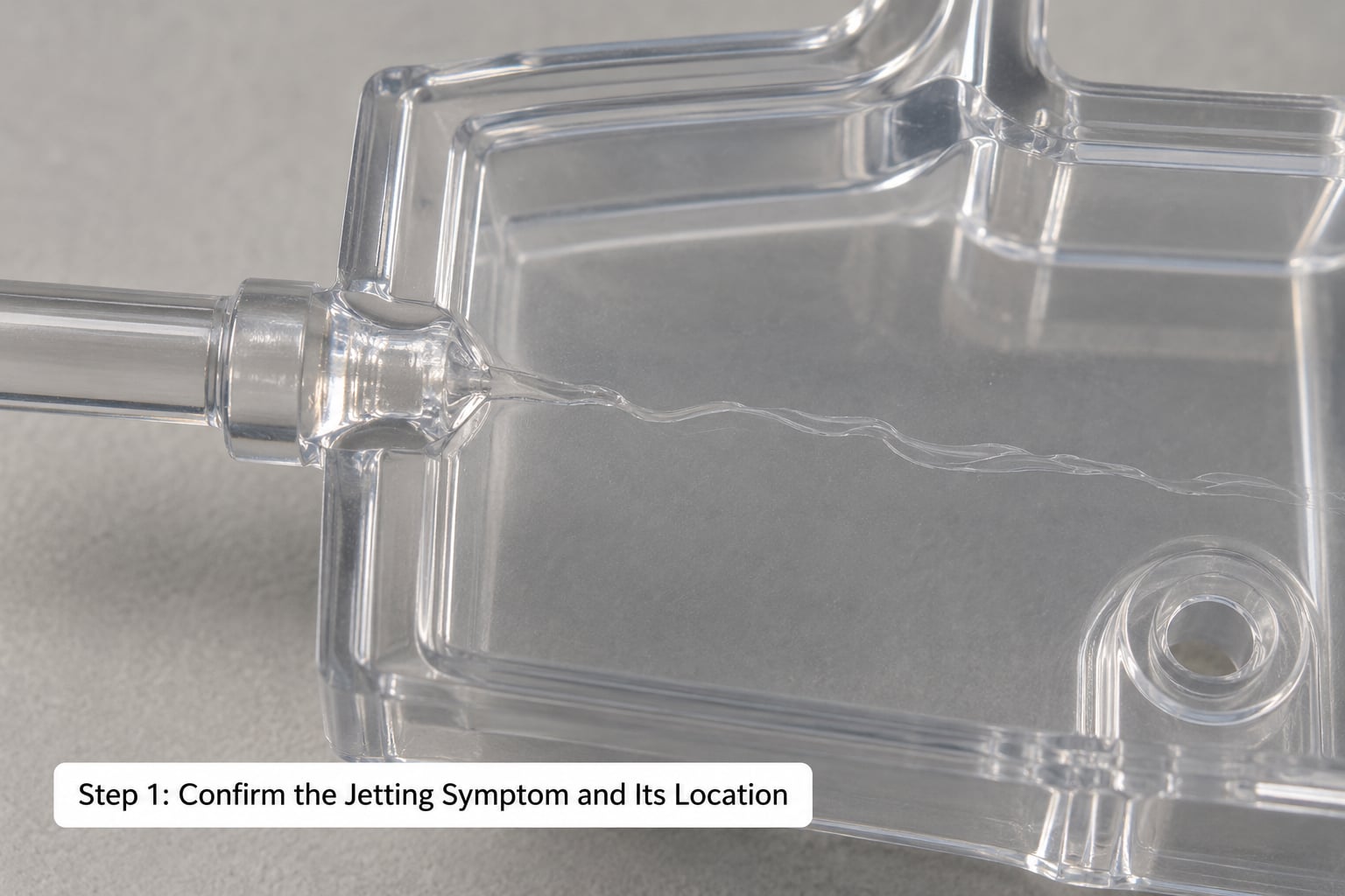 Step 1: Confirm the Jetting Symptom and Its Location