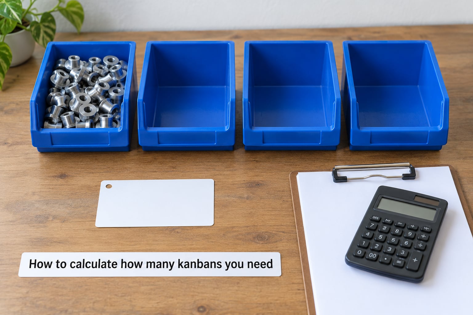 How to calculate how many kanbans you need