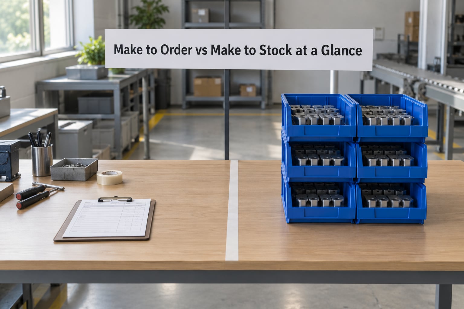 Make to Order vs Make to Stock at a Glance