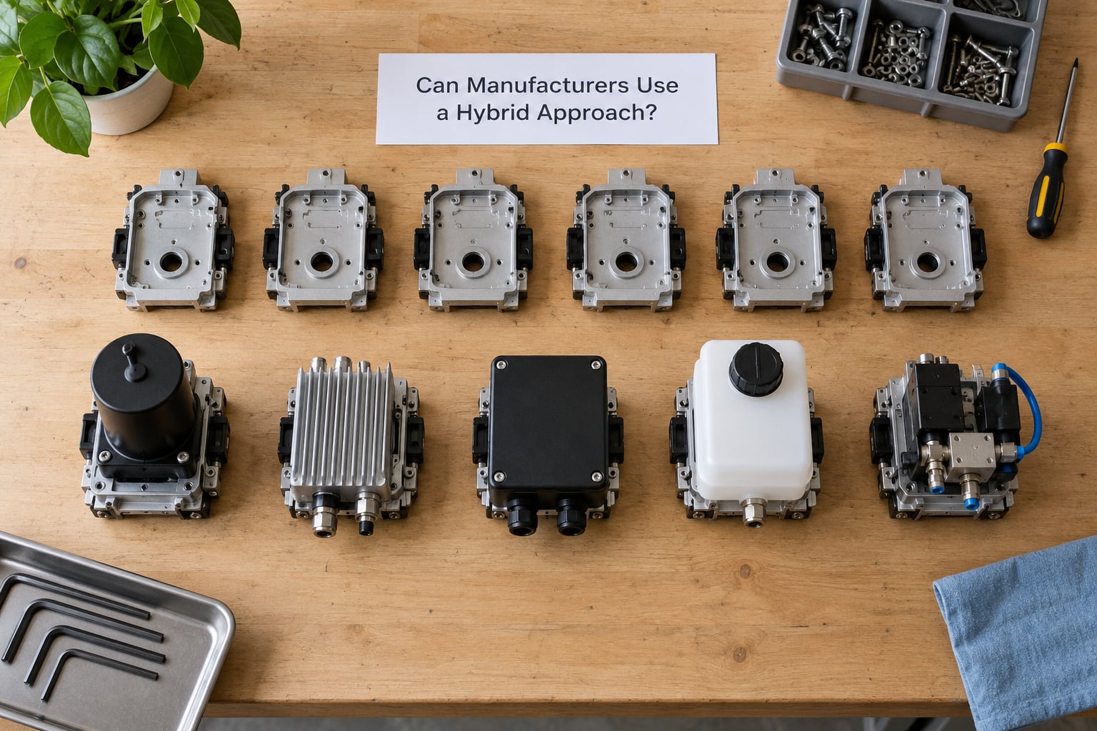 Can Manufacturers Use a Hybrid Approach?