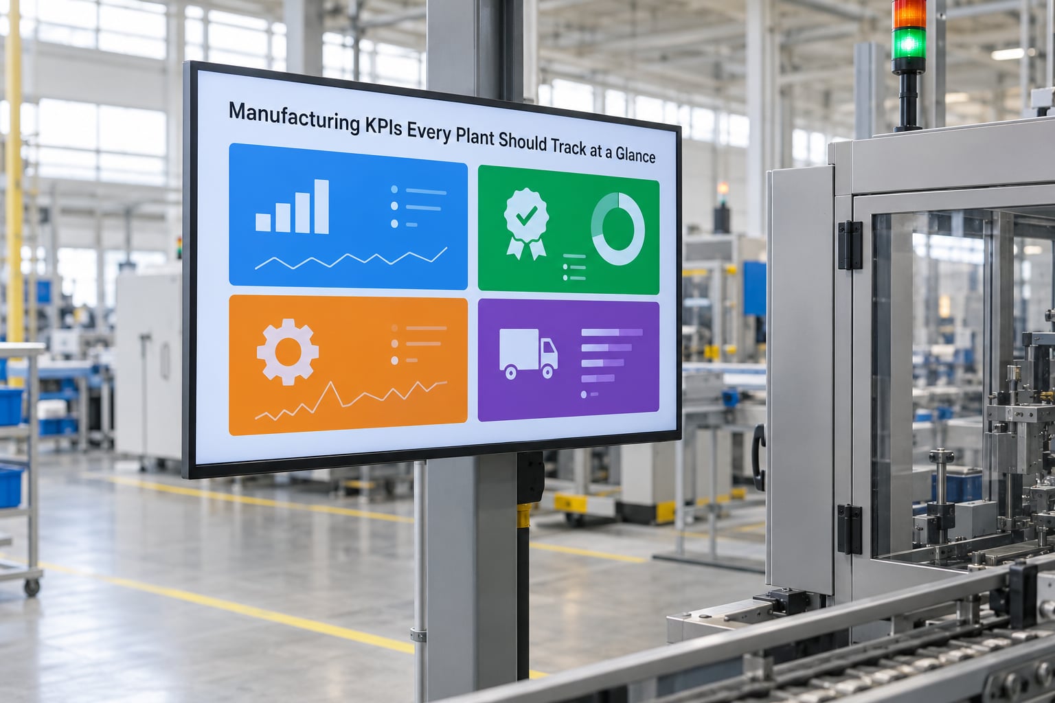 Manufacturing KPIs Every Plant Should Track at a Glance
