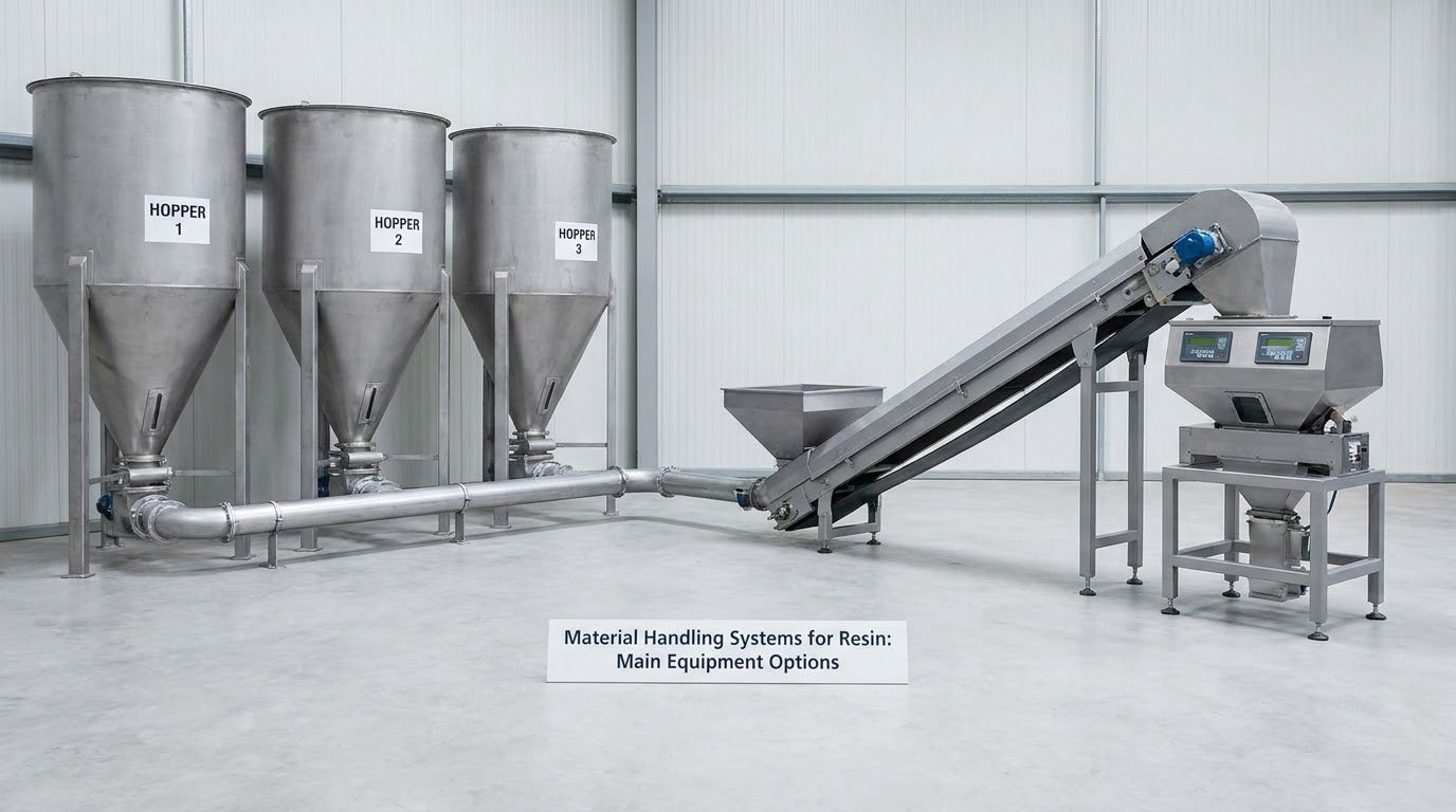 Material Handling Systems for Resin: Main Equipment Options