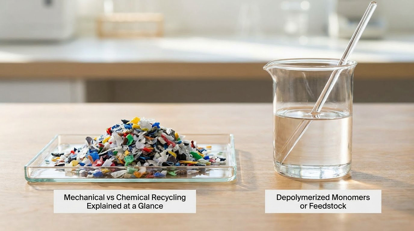 Mechanical vs Chemical Recycling Explained at a Glance