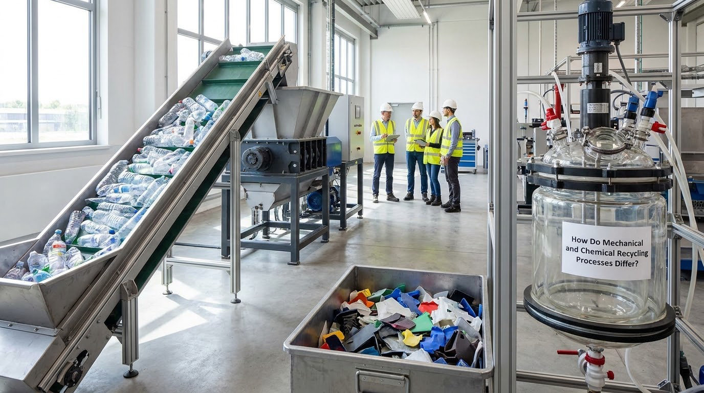 How Do Mechanical and Chemical Recycling Processes Differ?