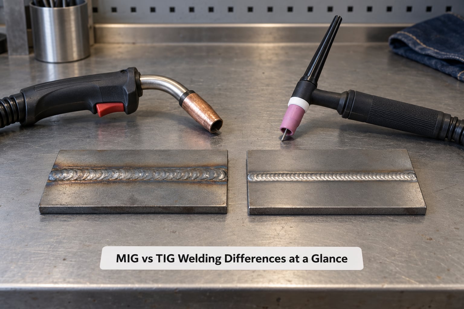 MIG vs TIG Welding Differences at a Glance
