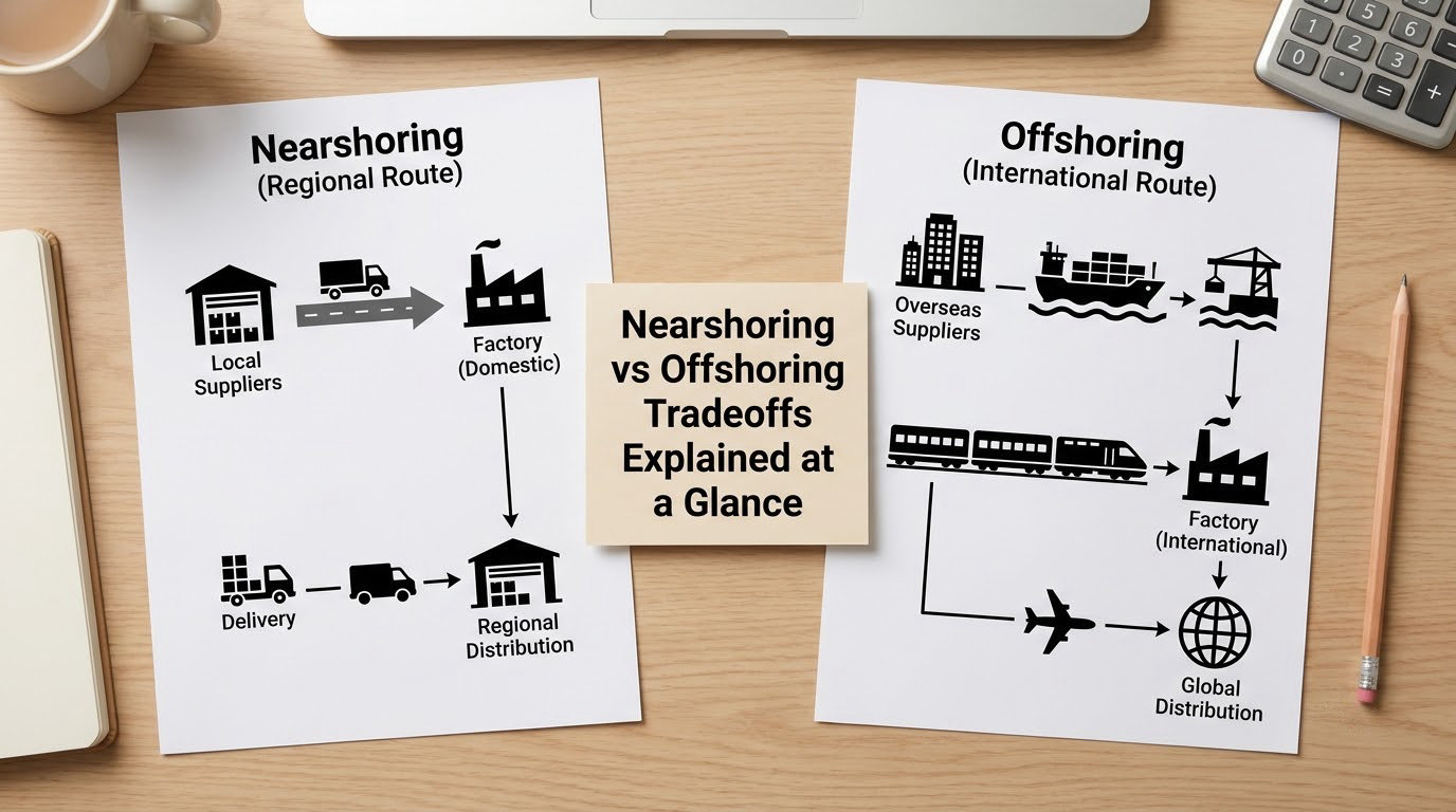 Nearshoring vs Offshoring Tradeoffs Explained at a Glance