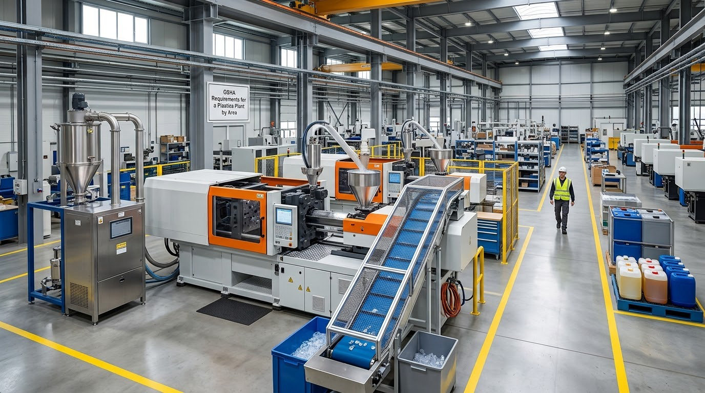 OSHA Requirements for a Plastics Plant by Area