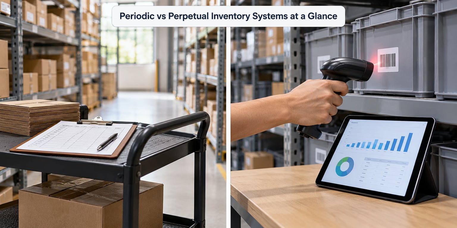 Periodic vs Perpetual Inventory Systems at a Glance