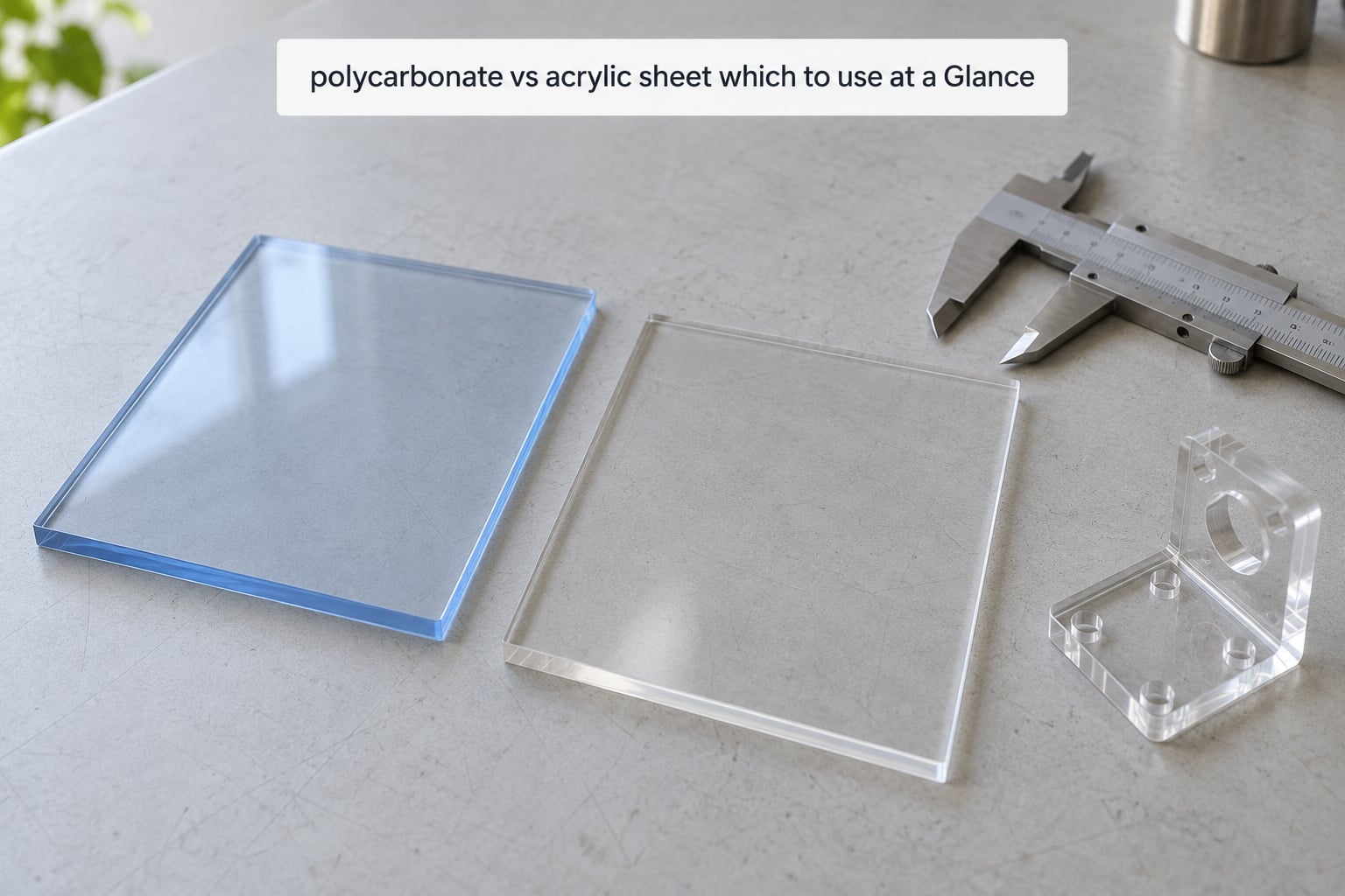 polycarbonate vs acrylic sheet which to use at a Glance