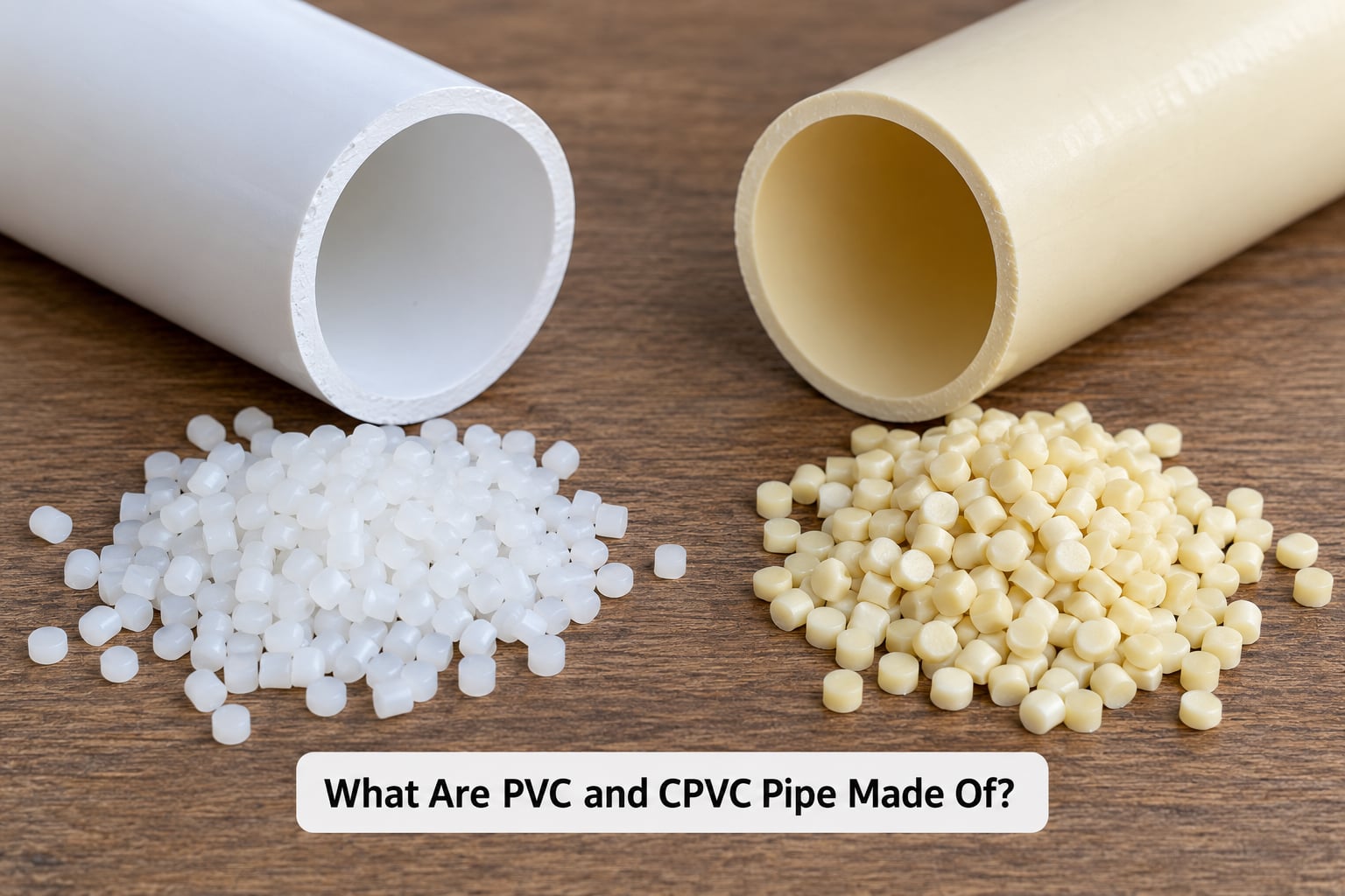 What Are PVC and CPVC Pipe Made Of?