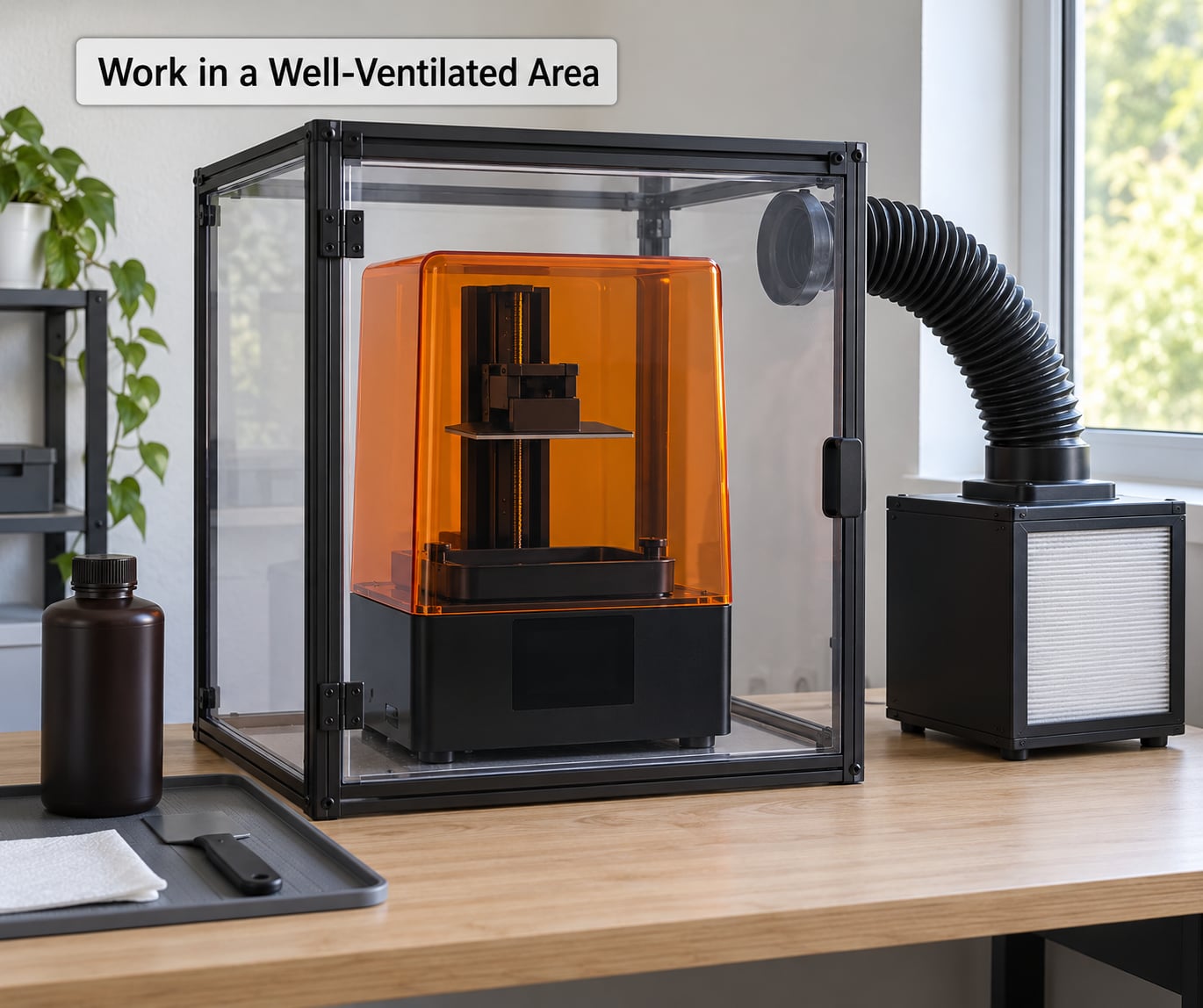 Work in a Well-Ventilated Area