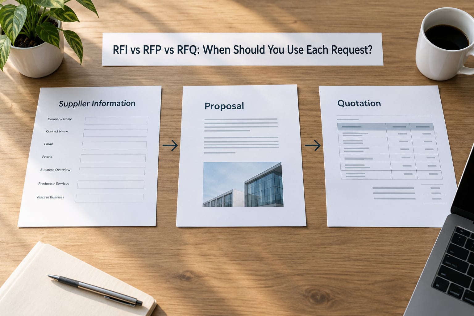 RFI vs RFP vs RFQ: When Should You Use Each Request?