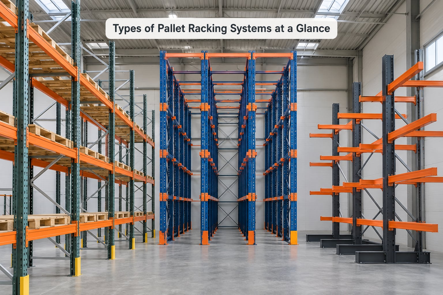 Types of Pallet Racking Systems at a Glance