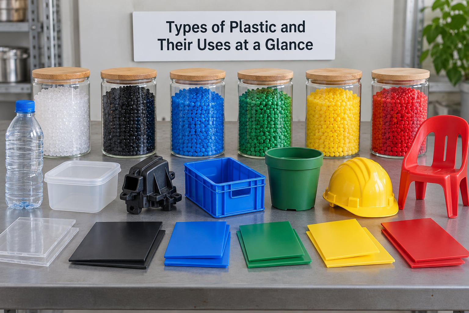 Types of Plastic and Their Uses at a Glance