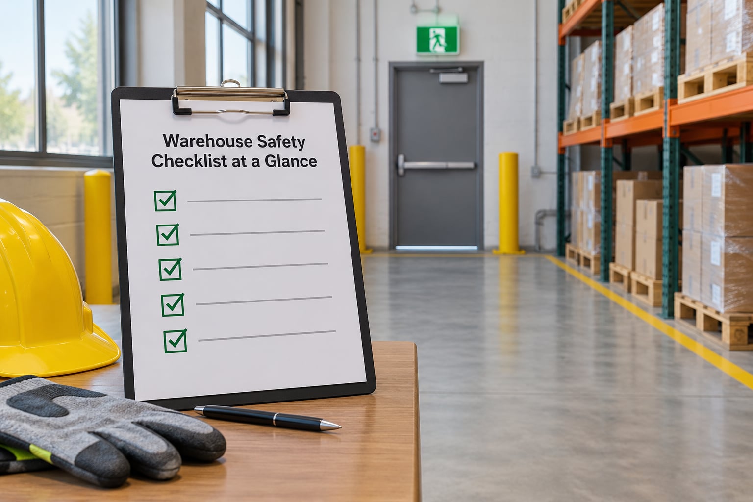 Warehouse Safety Checklist at a Glance