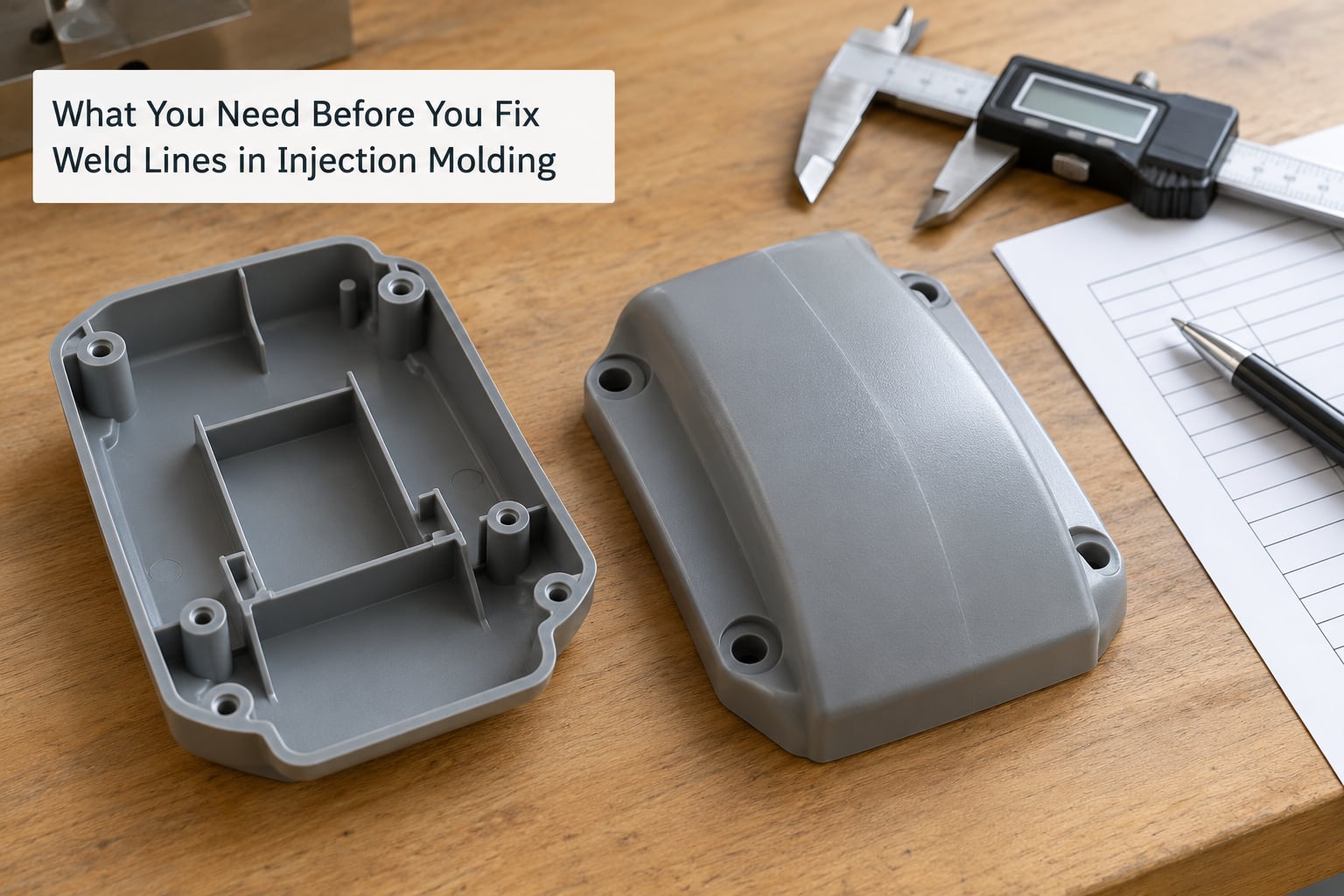 What You Need Before You Fix Weld Lines in Injection Molding