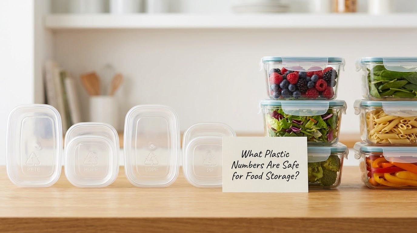 What Plastic Numbers Are Safe for Food Storage?