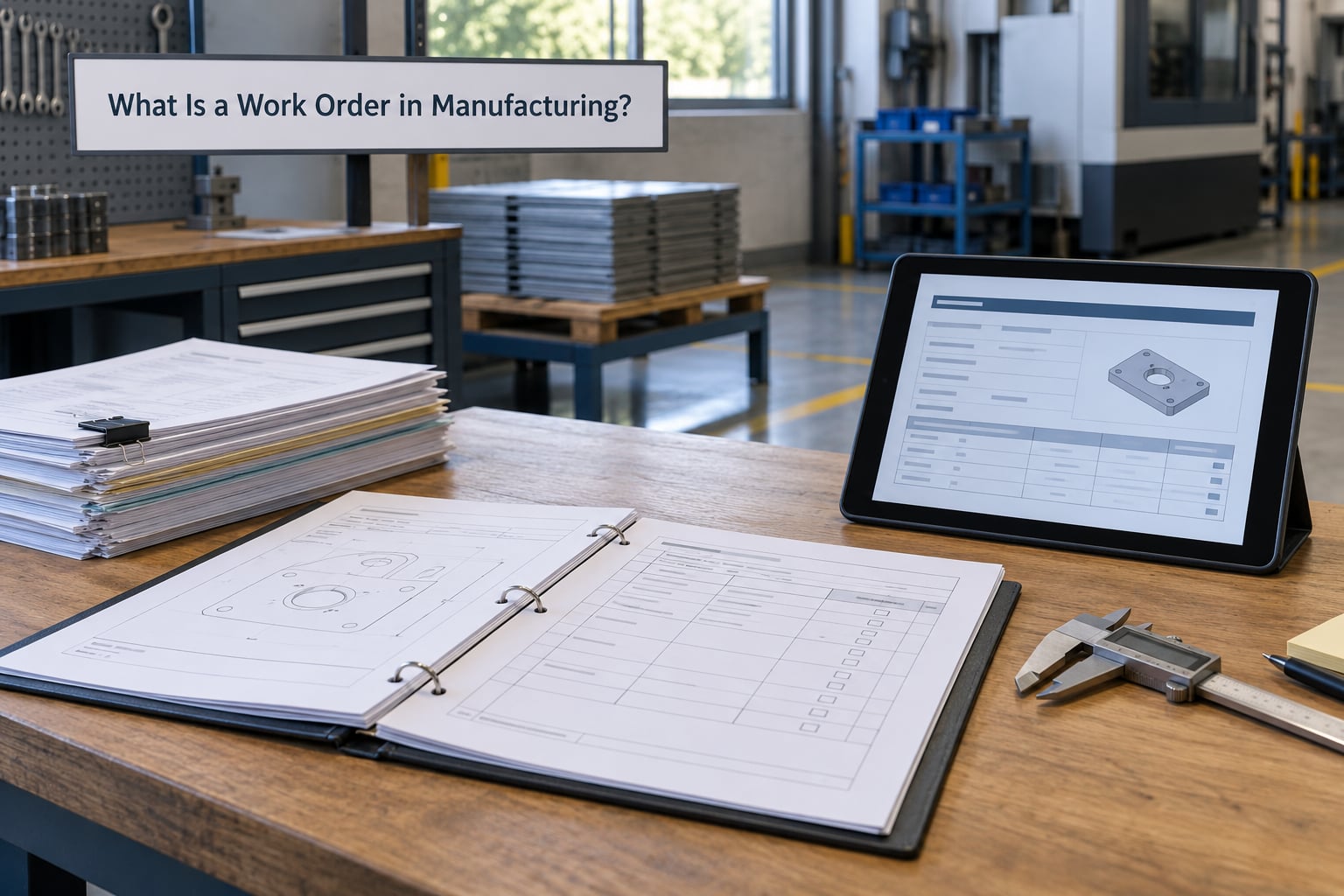 What Is a Work Order in Manufacturing?